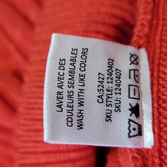 lily morgan Orange Ribbed Cardigan US S NWOT - Picture 12 of 12